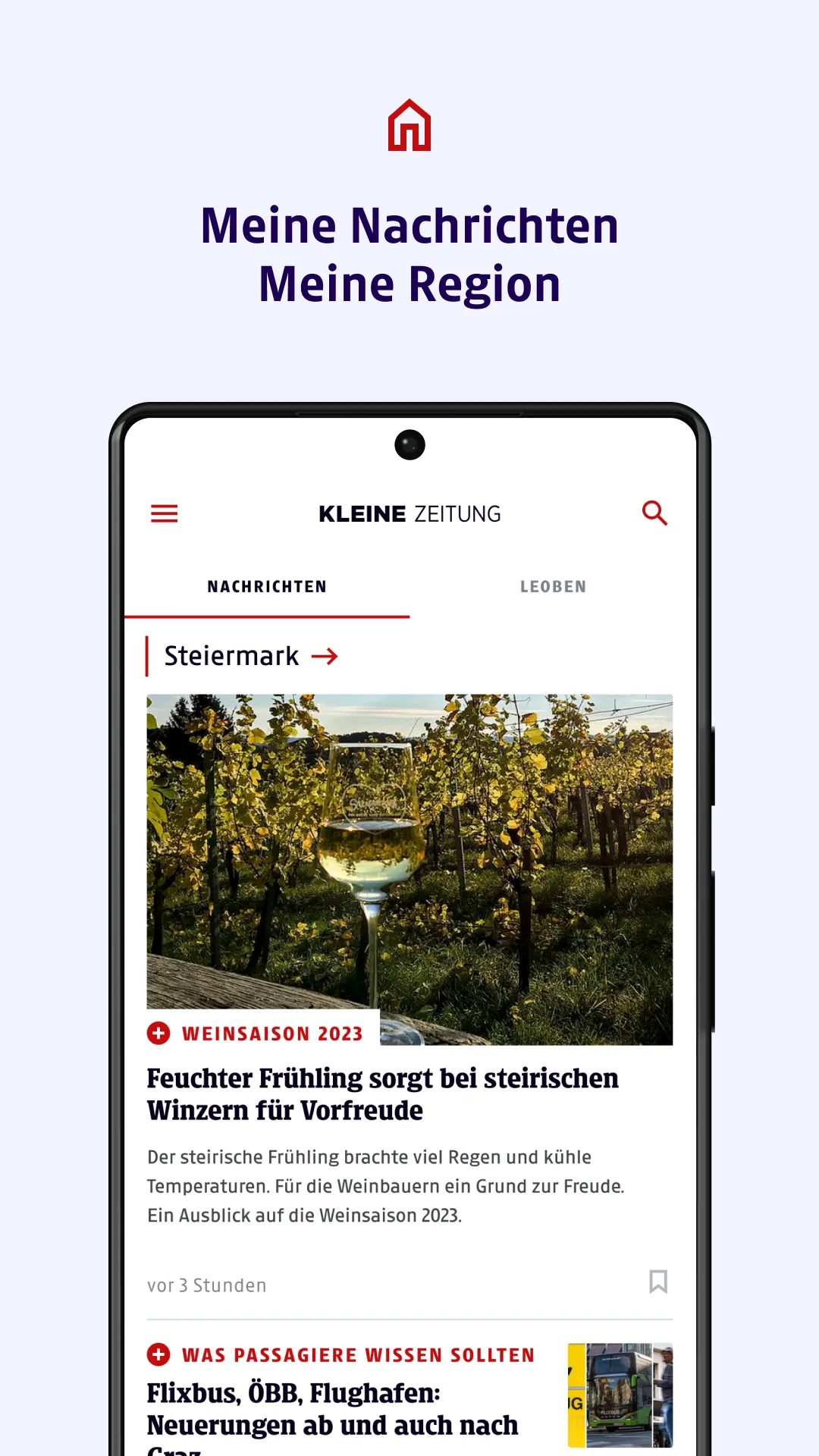 Kleine Zeitung | Indus Appstore | Screenshot