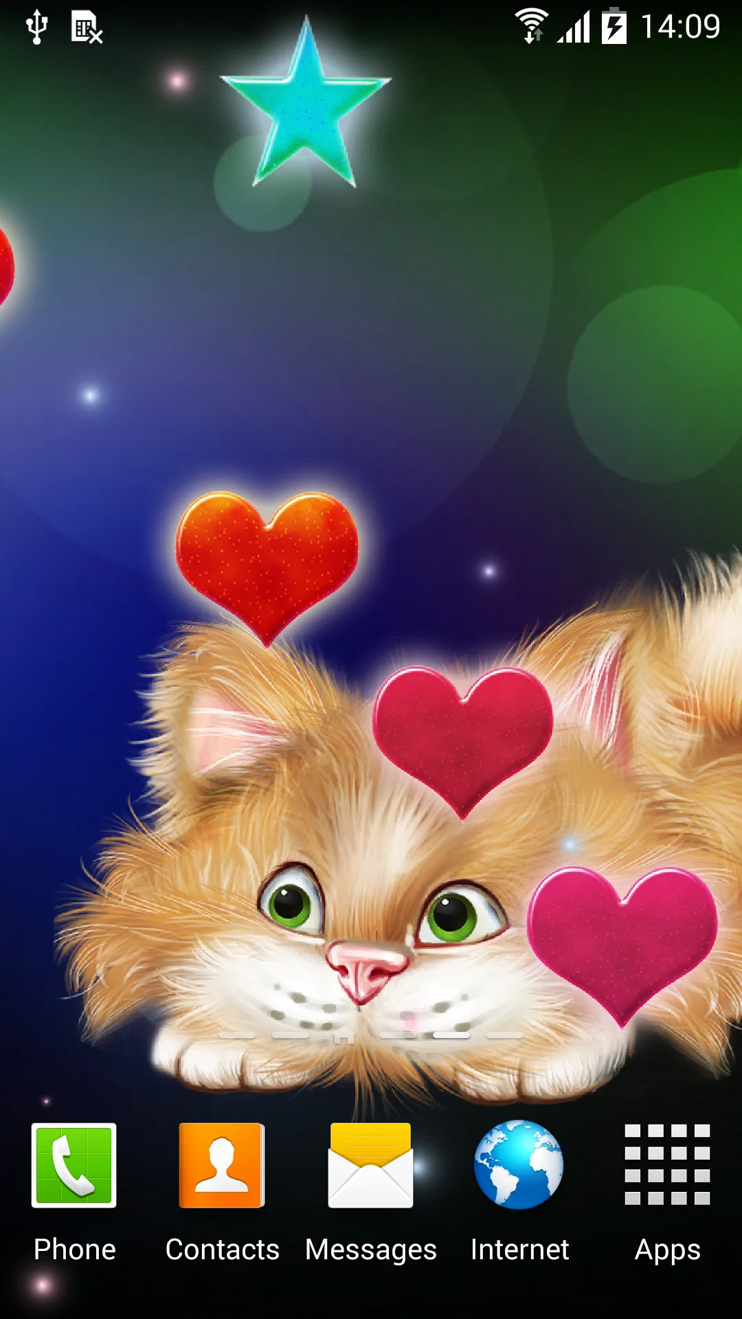 Funny Cat Live Wallpaper | Indus Appstore | Screenshot