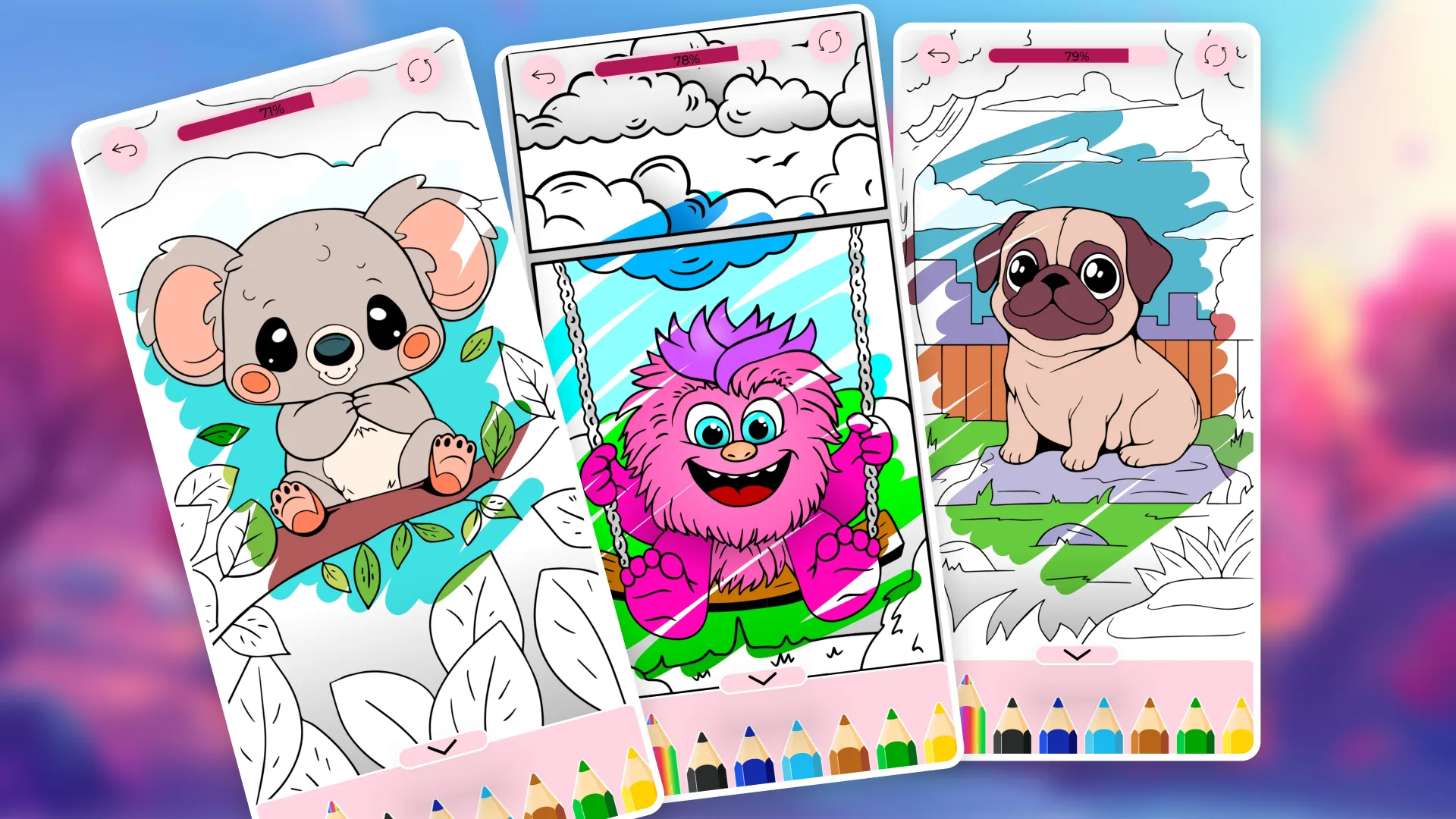 Animal coloring pages | Indus Appstore | Screenshot