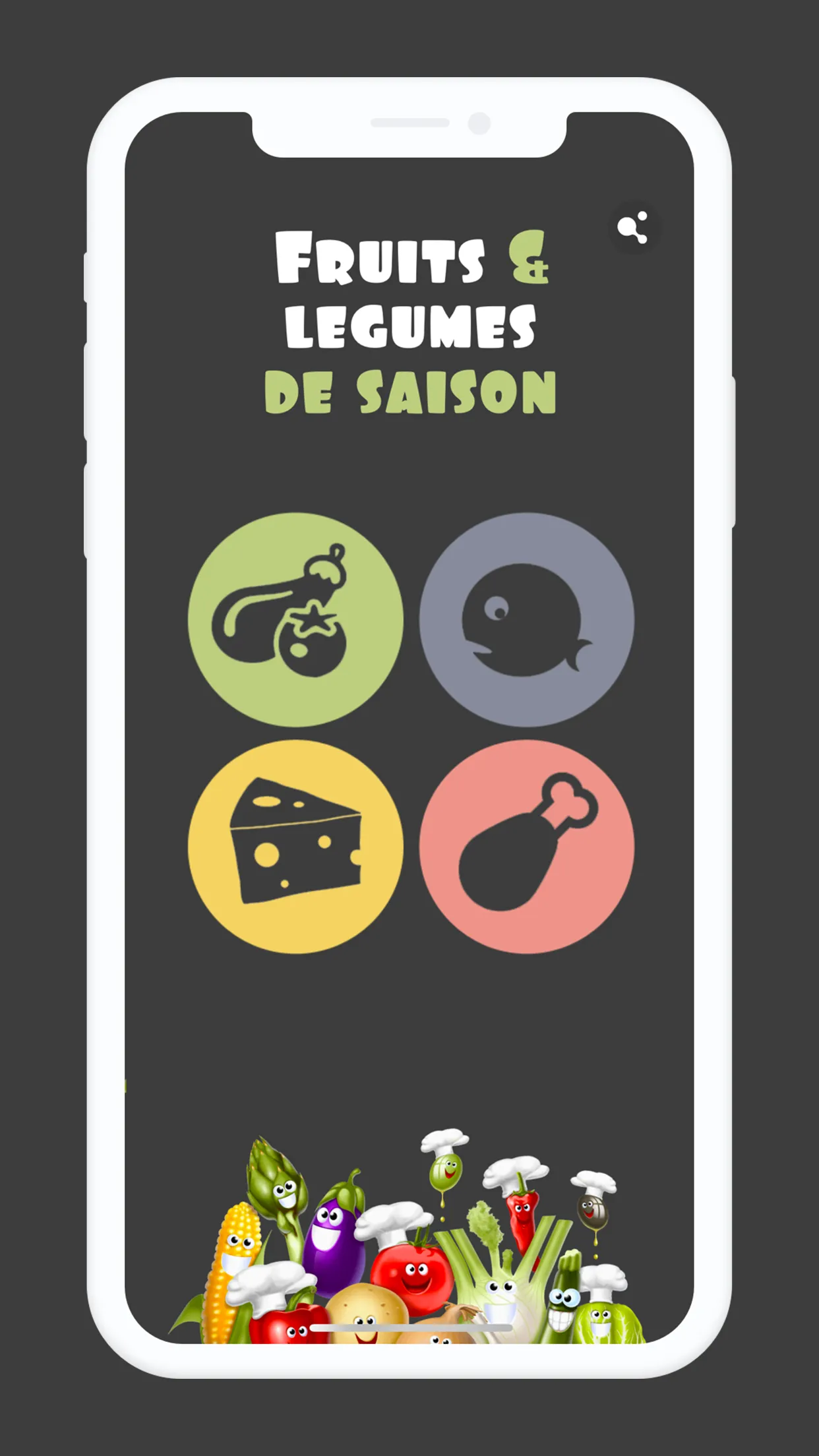 Fruits et légumes de saison | Indus Appstore | Screenshot