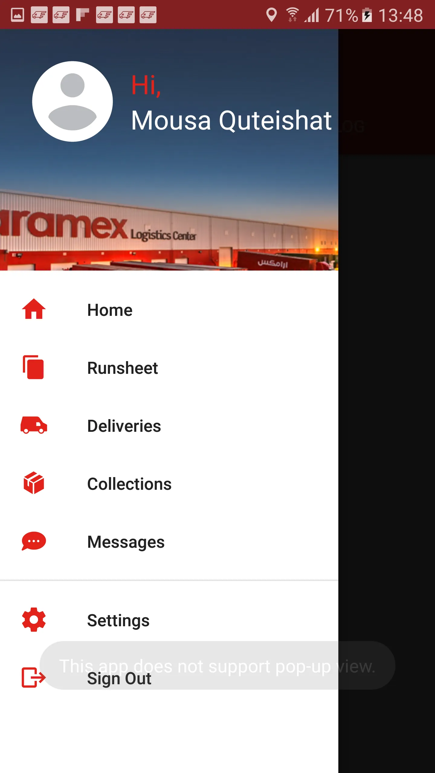Aramex Courier | Indus Appstore | Screenshot