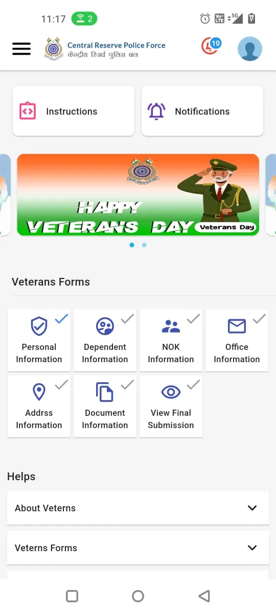 CRPF Veterans | Indus Appstore | Screenshot