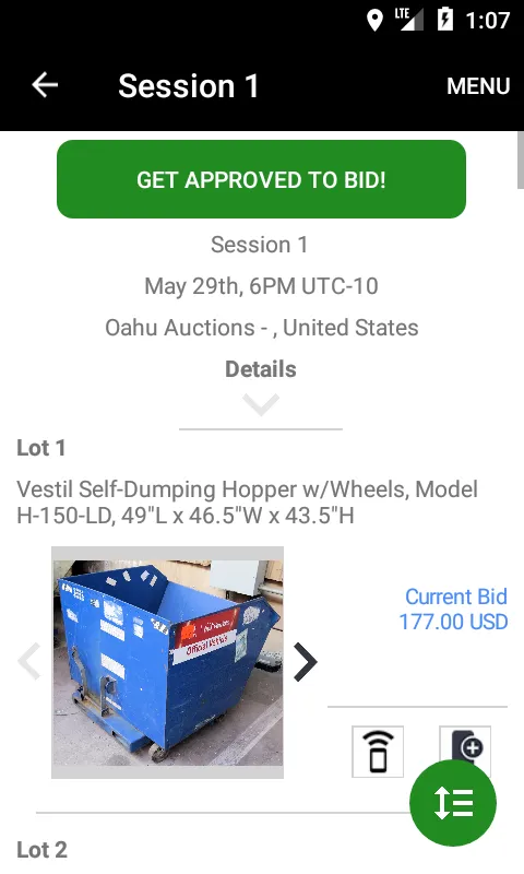 Oahu Auctions | Indus Appstore | Screenshot