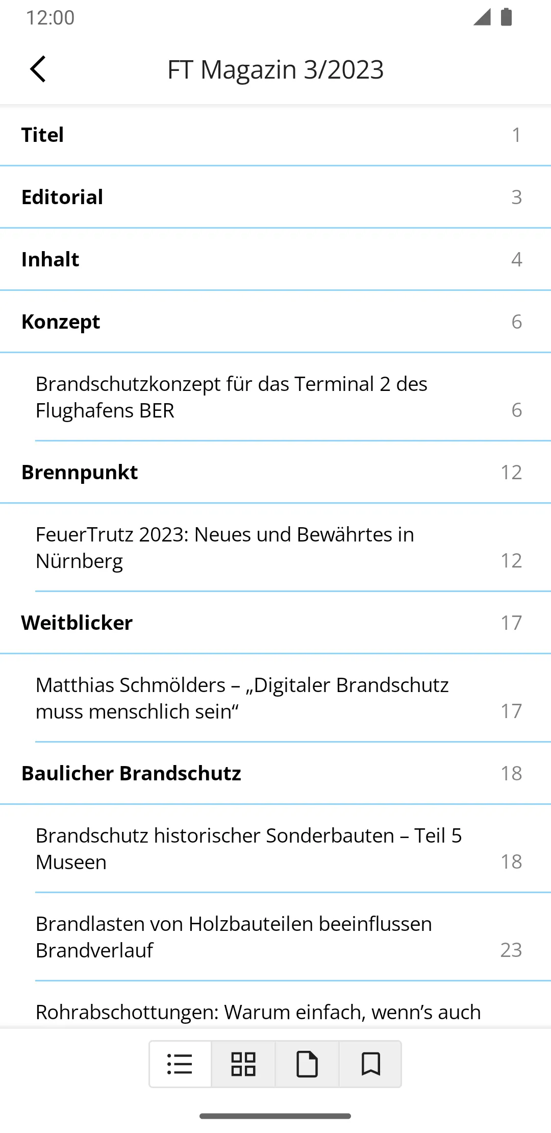 Medien FeuerTrutz | Indus Appstore | Screenshot