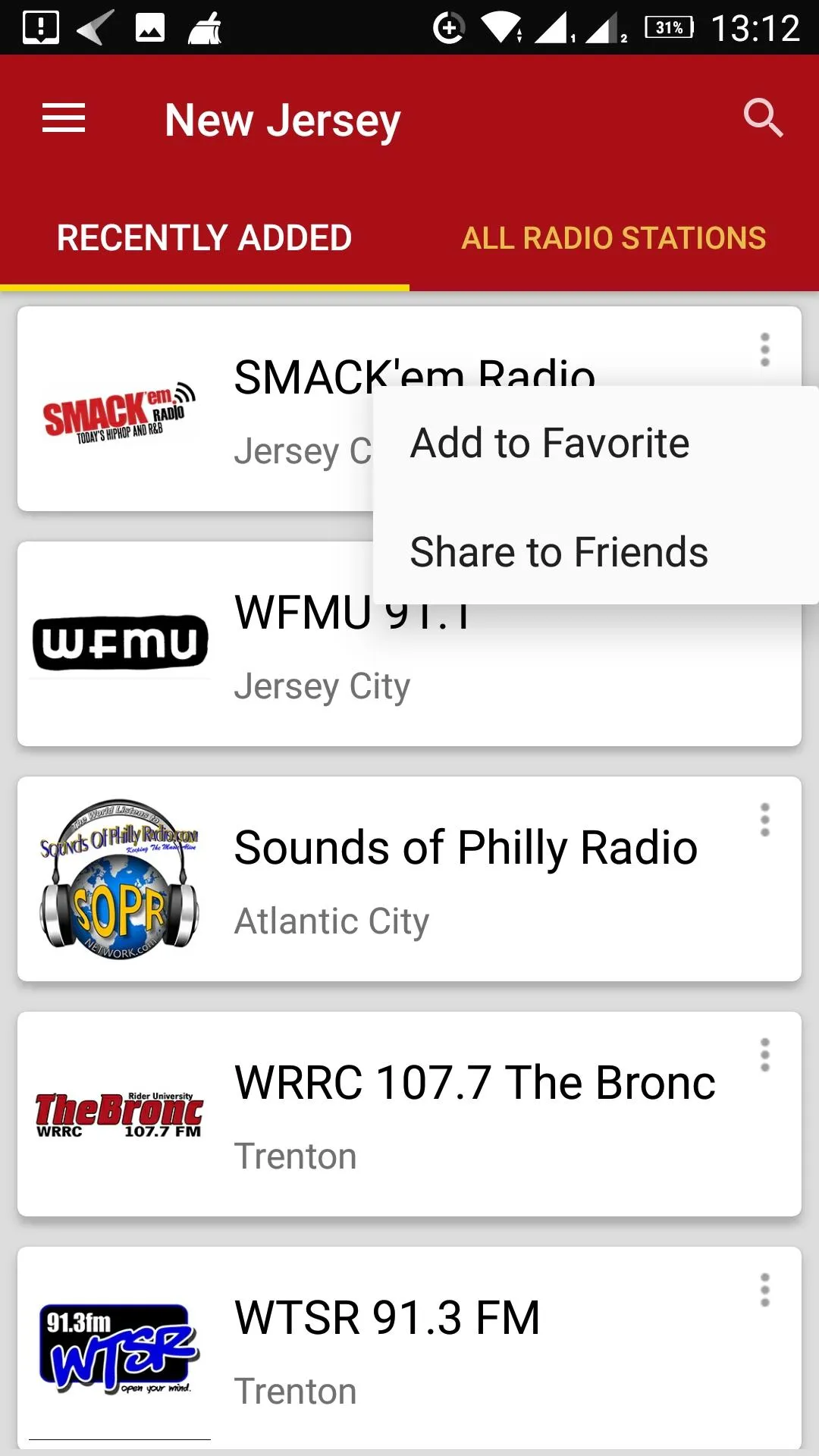 New Jersey Radio Stations-USA | Indus Appstore | Screenshot