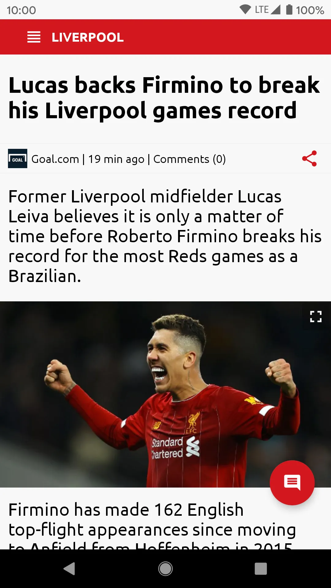 LFC News Feed | Indus Appstore | Screenshot