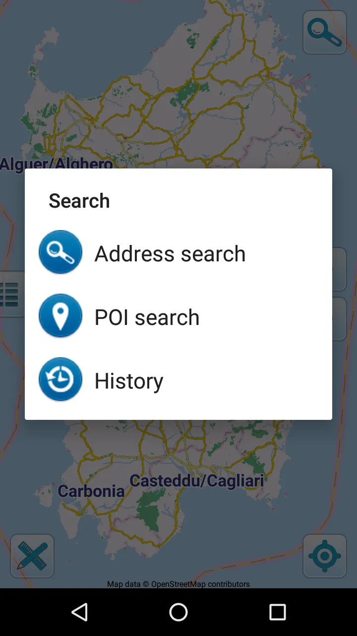 Map of Sardinia offline | Indus Appstore | Screenshot