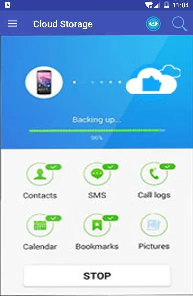 Cloud Storage / Backup Data | Indus Appstore | Screenshot