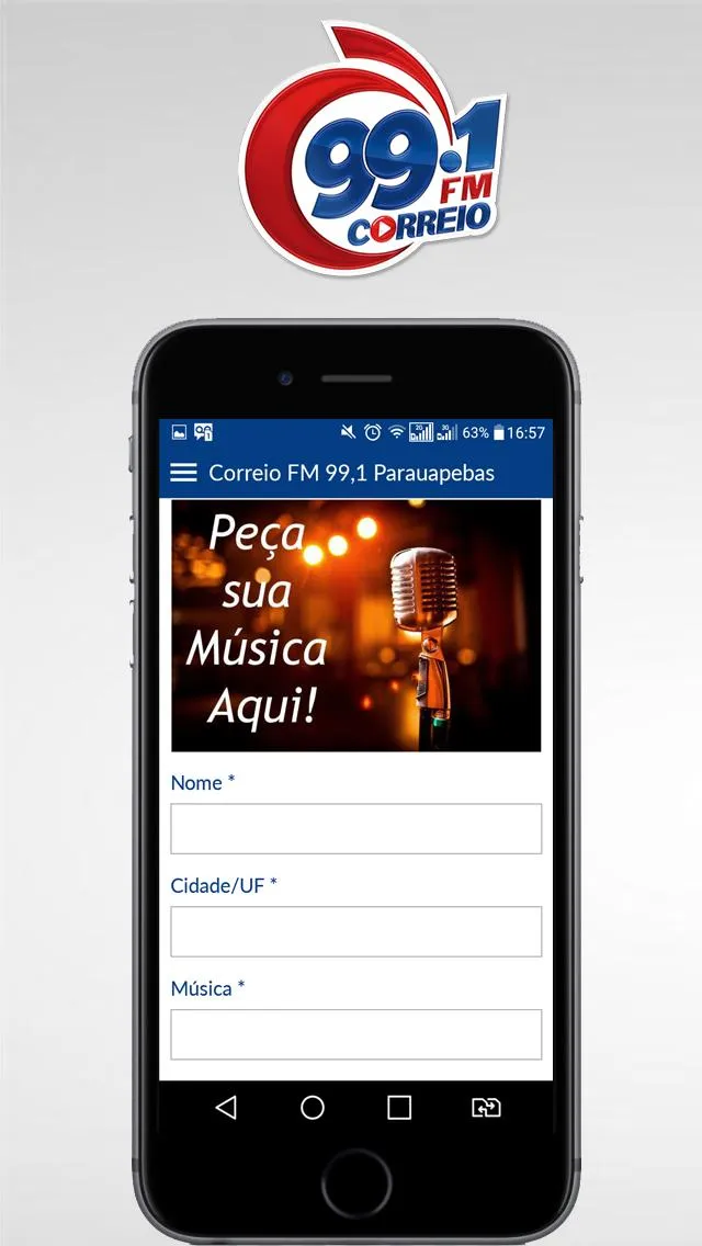 CORREIO FM 99,1 PARAUAPEBAS | Indus Appstore | Screenshot