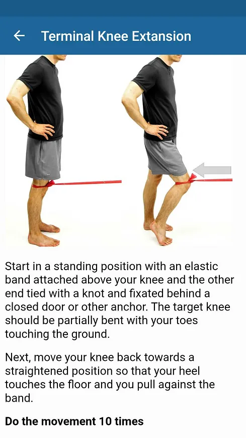 Meniscus Exercises | Indus Appstore | Screenshot