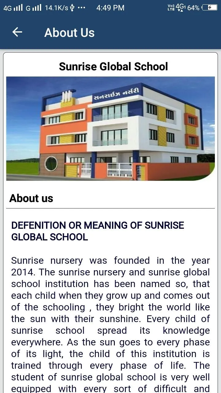 Sunrise Global School | Indus Appstore | Screenshot