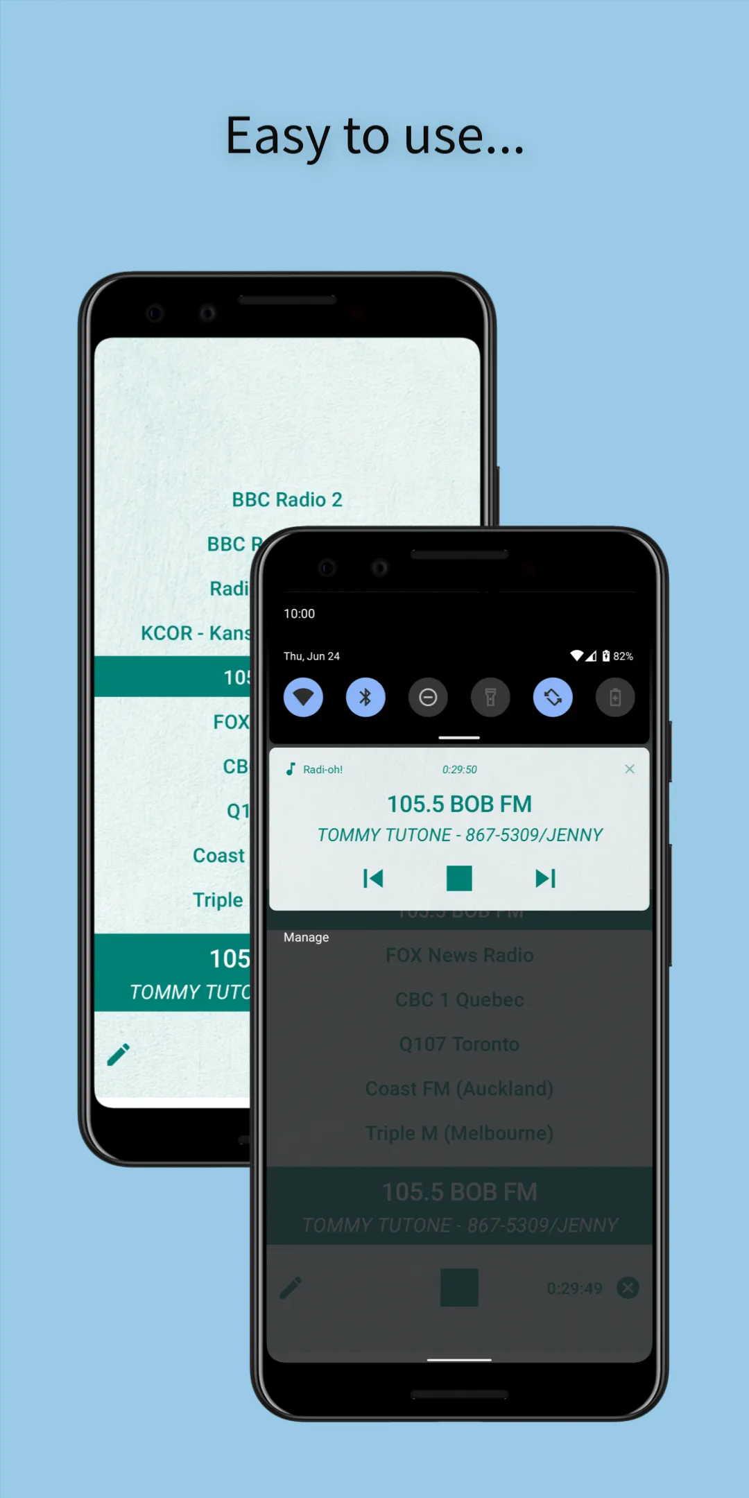 Radi-oh! - Simple radio player | Indus Appstore | Screenshot