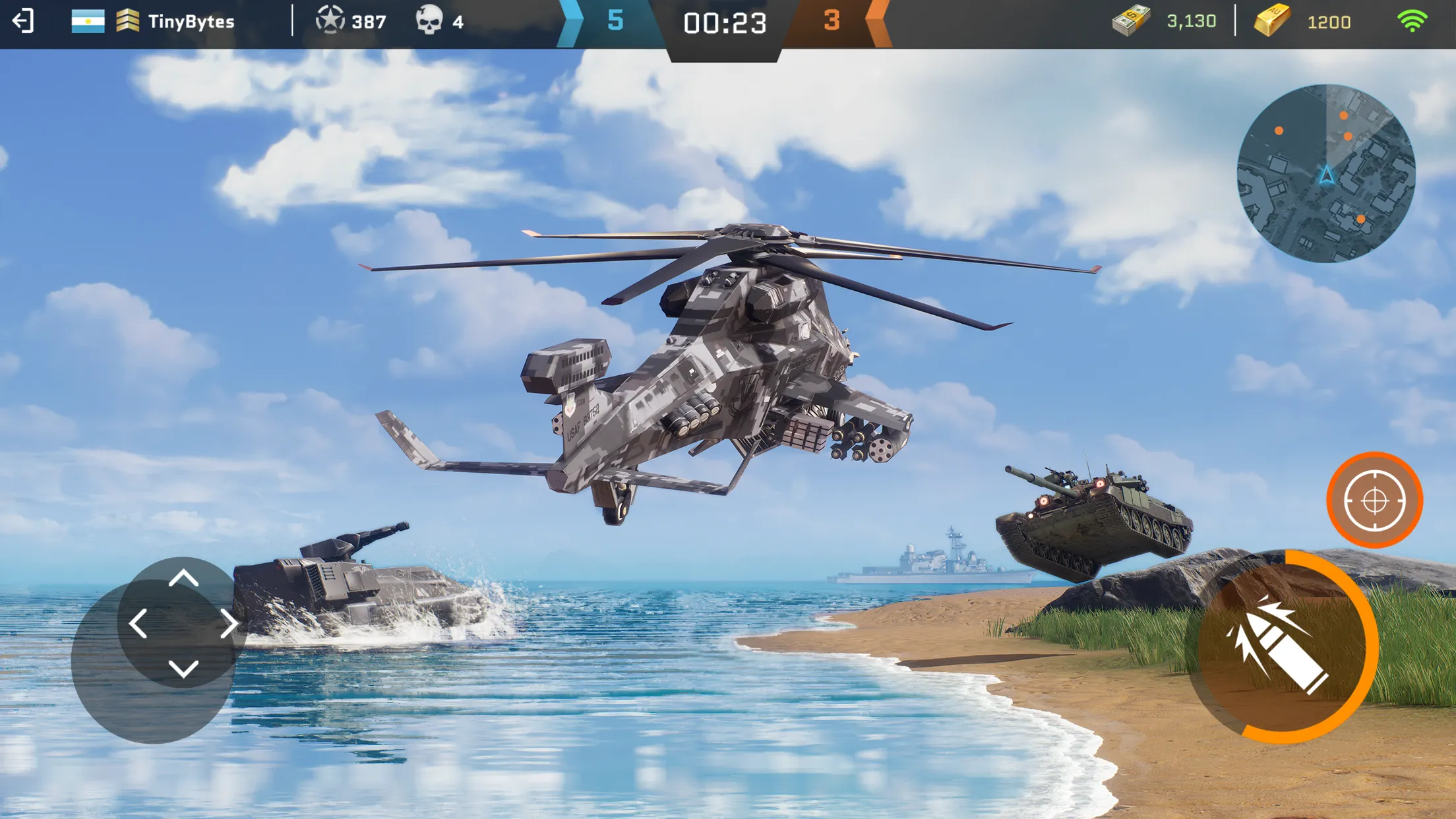 Massive Warfare: Tanks PvP War | Indus Appstore | Screenshot