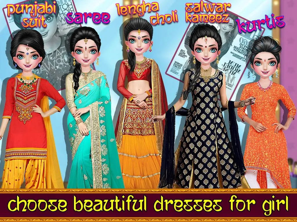 Indian Makeup and Dressup Game | Indus Appstore | Screenshot