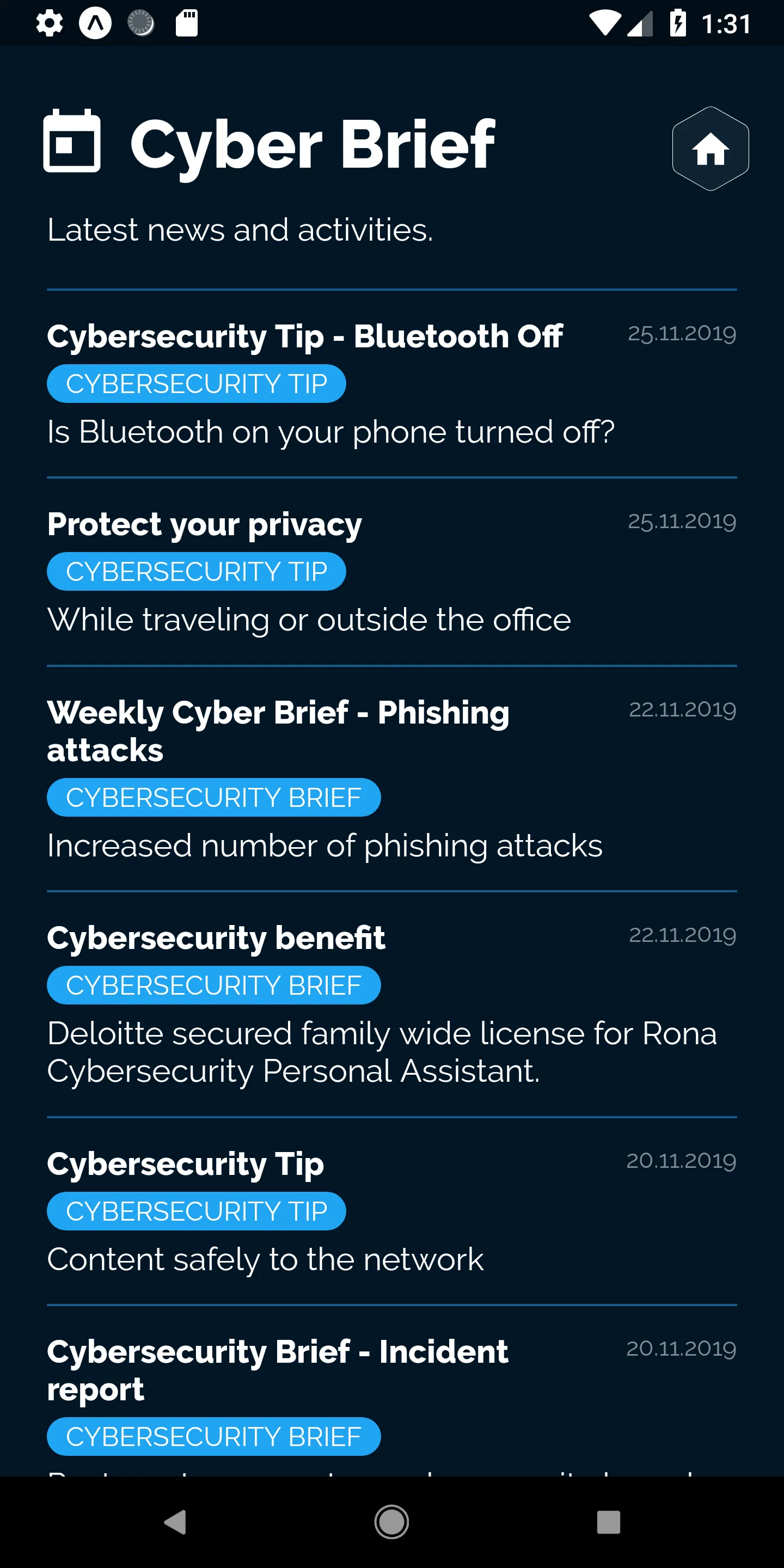 Rona Cybersecurity | Indus Appstore | Screenshot