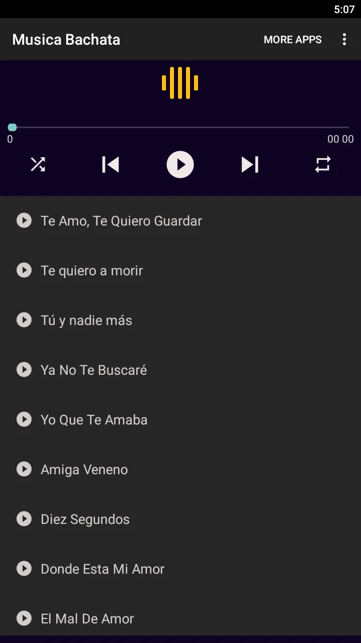 Musica Bachata sin internet | Indus Appstore | Screenshot