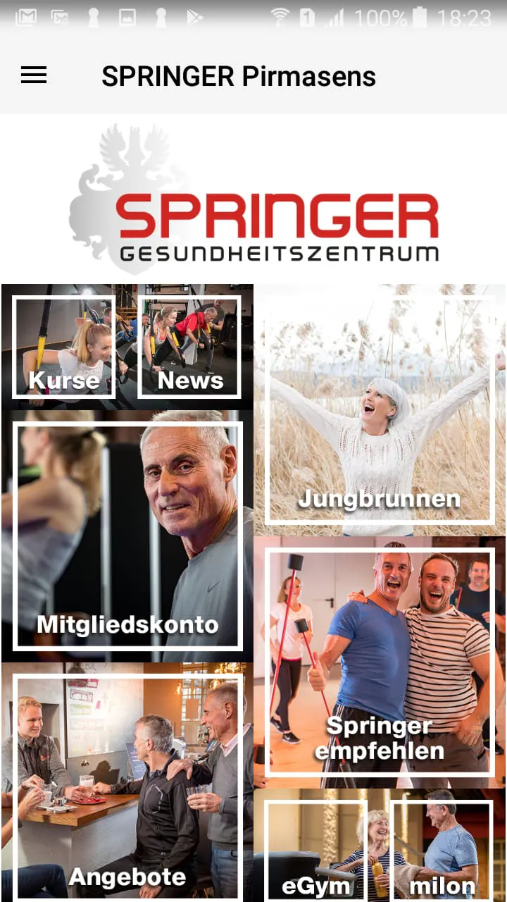 SPRINGER Gesundheitszentrum | Indus Appstore | Screenshot