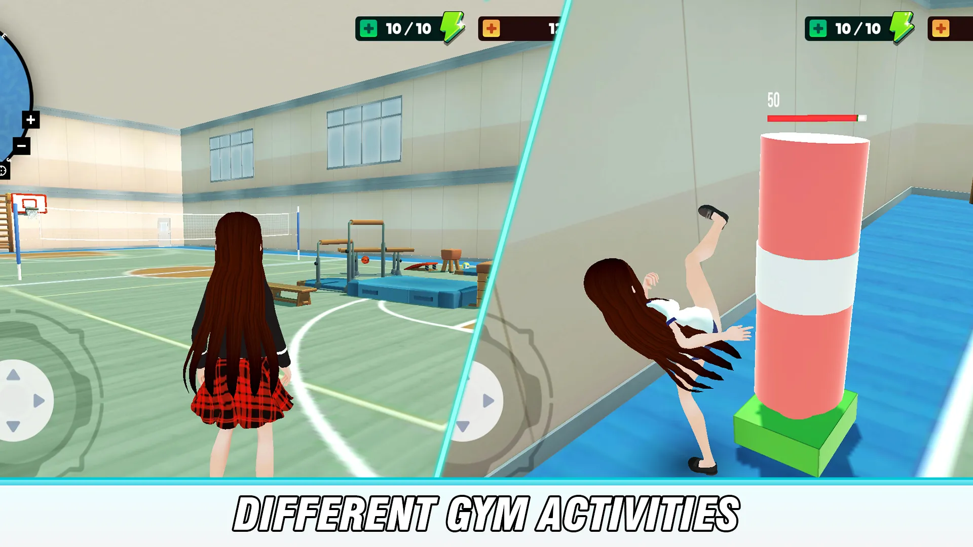 Anime School City Life Sim 3D | Indus Appstore | Screenshot