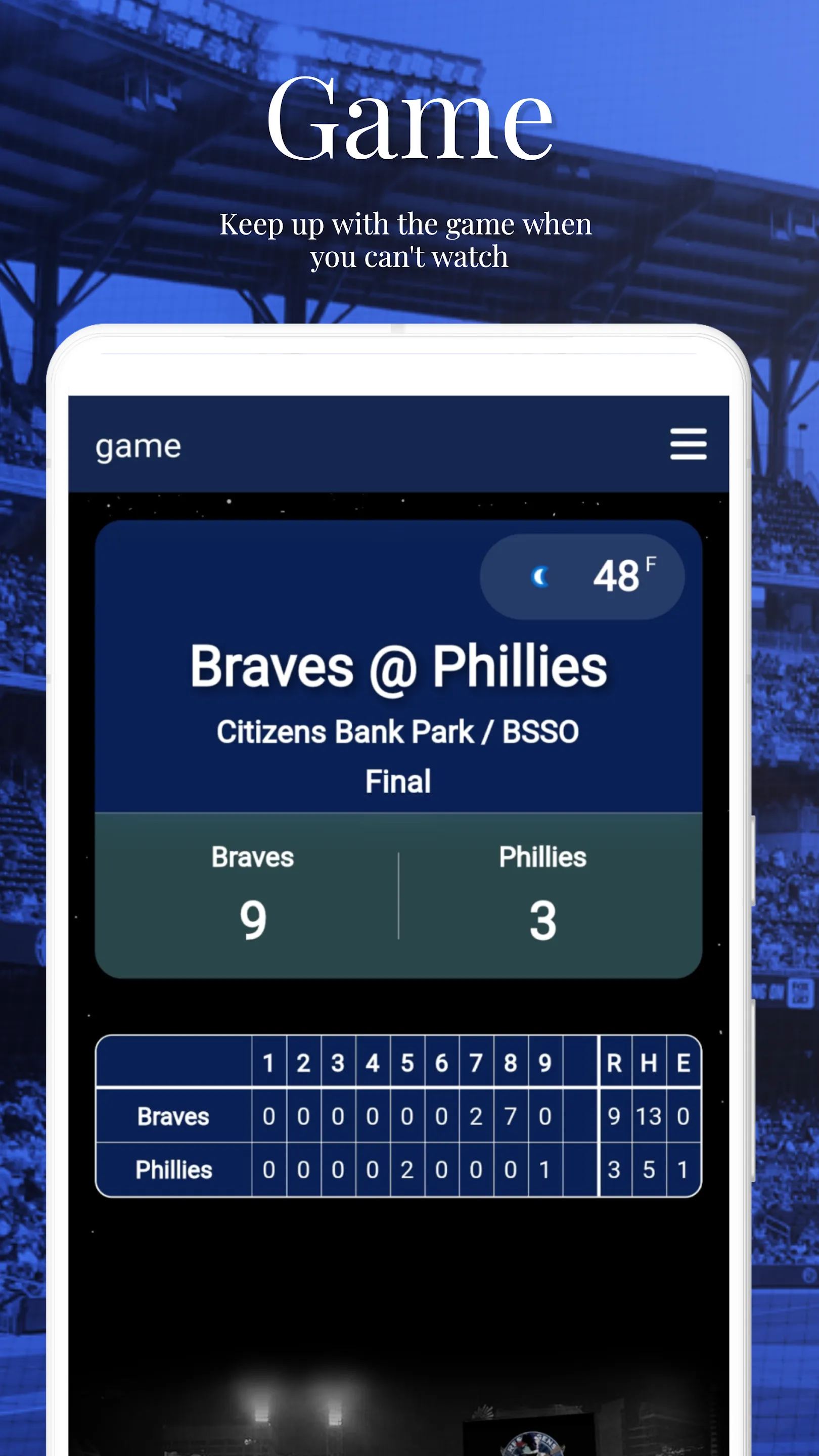 Atlanta Baseball | Indus Appstore | Screenshot