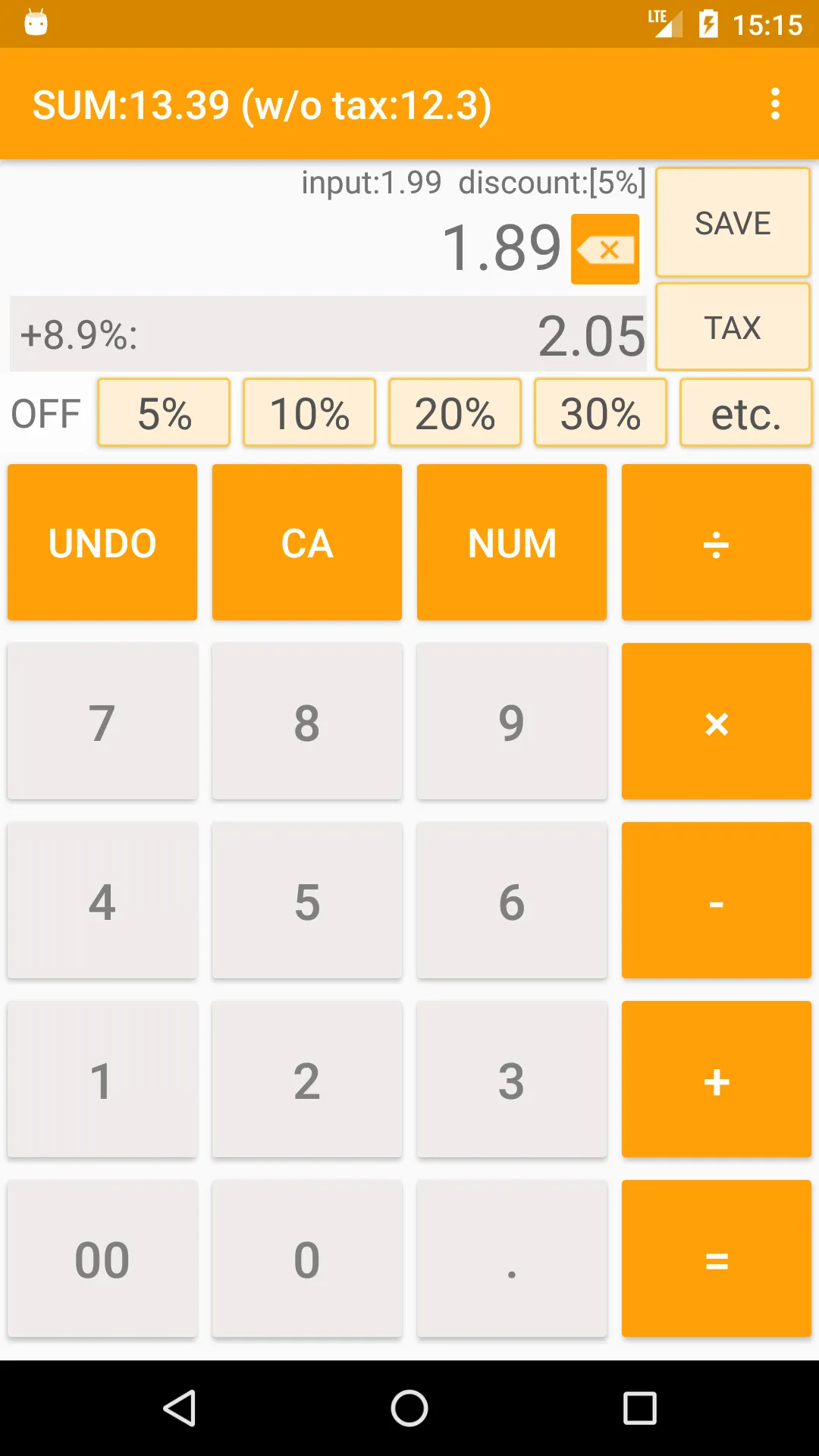 Discount Sales Tax Calculator | Indus Appstore | Screenshot