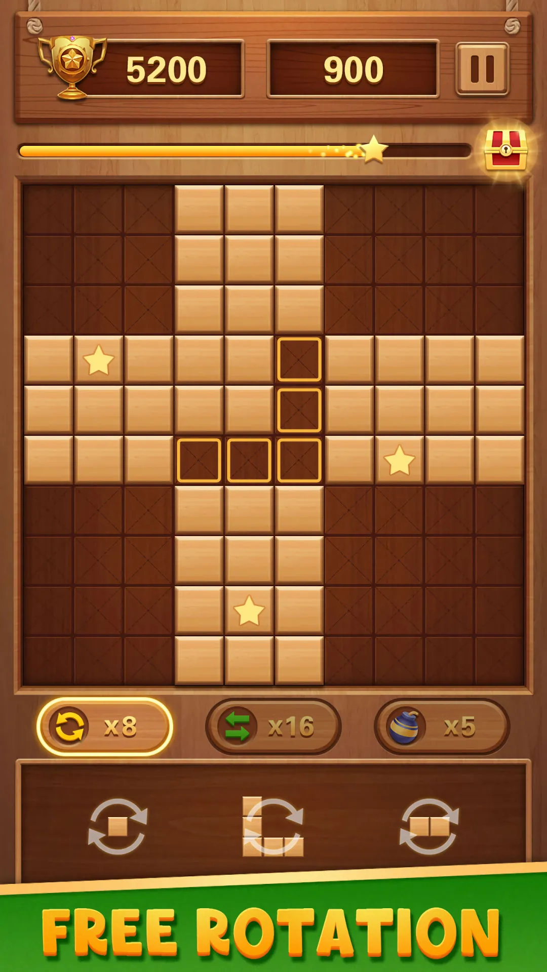 Block Puzzle Wood Blast | Indus Appstore | Screenshot