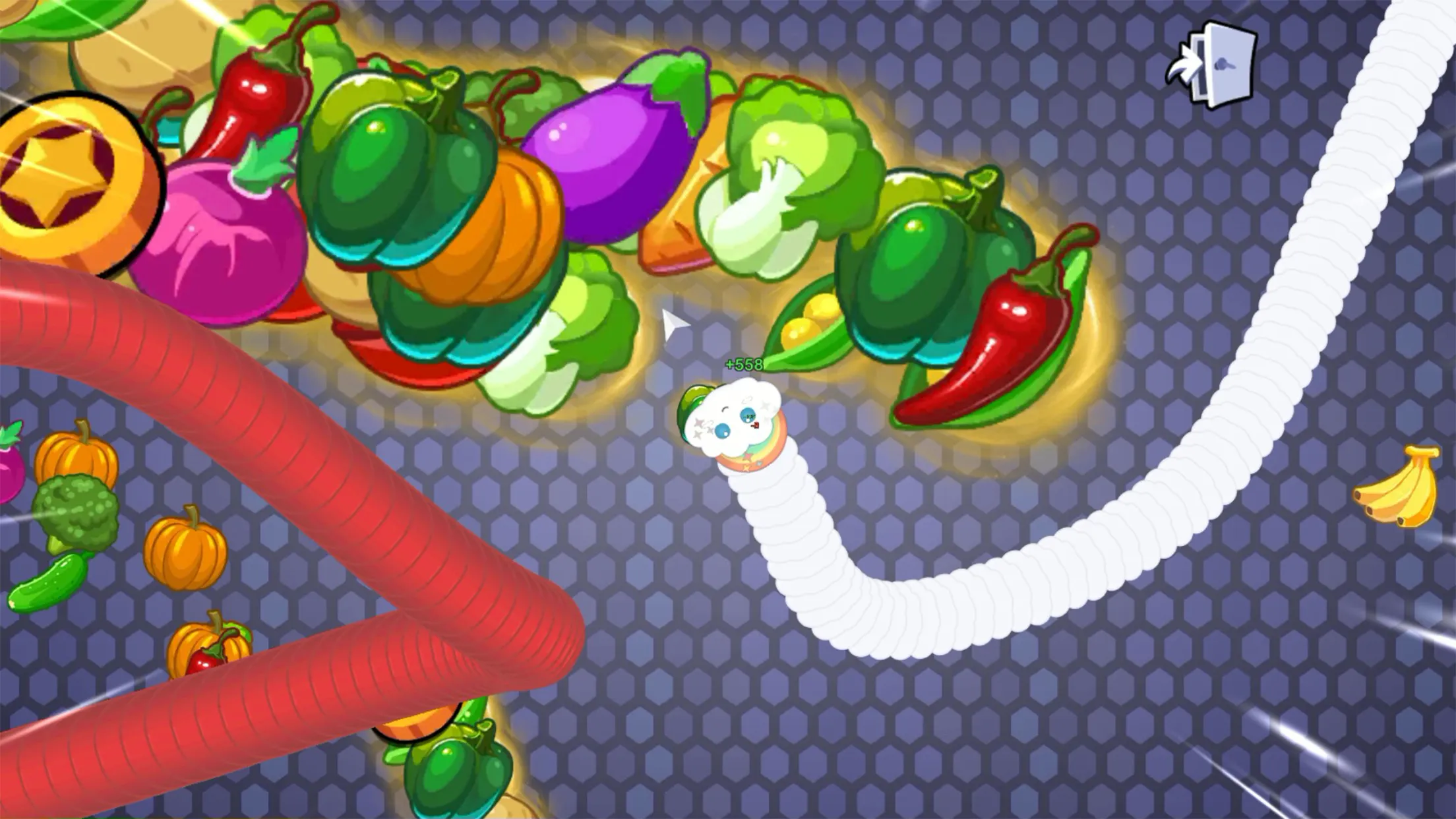 Worms Merge: idle snake game | Indus Appstore | Screenshot