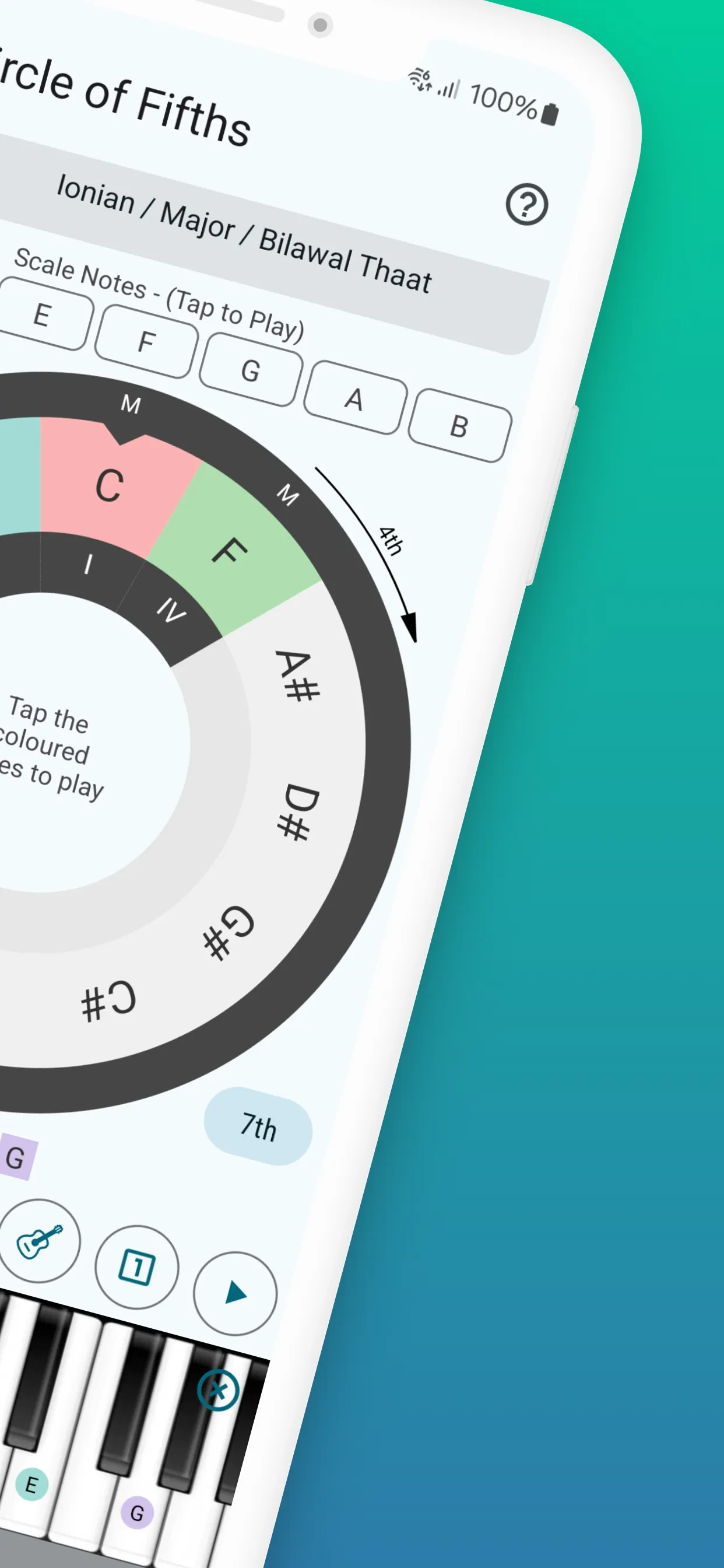 Circle of Fifths of 100+Scales | Indus Appstore | Screenshot