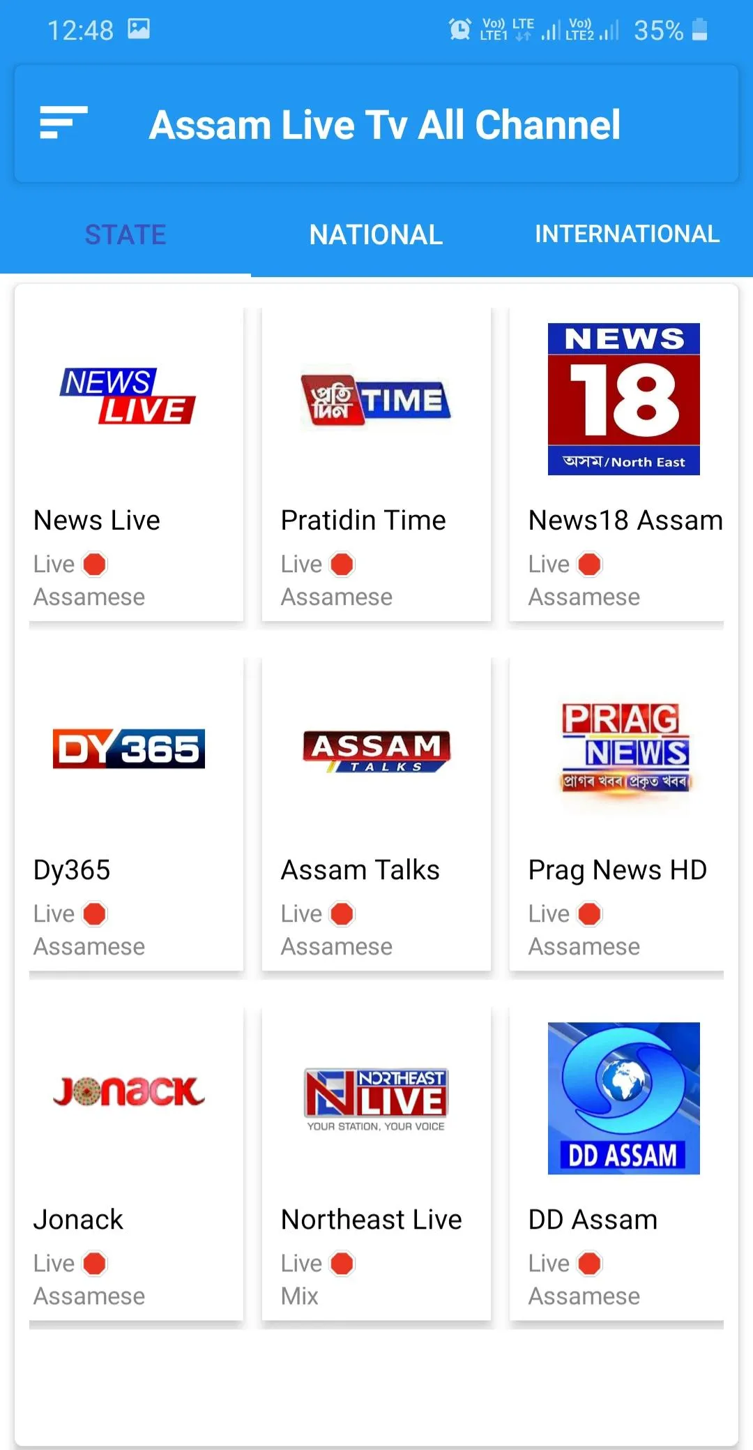 Assam Live Tv All Channel | অস | Indus Appstore | Screenshot