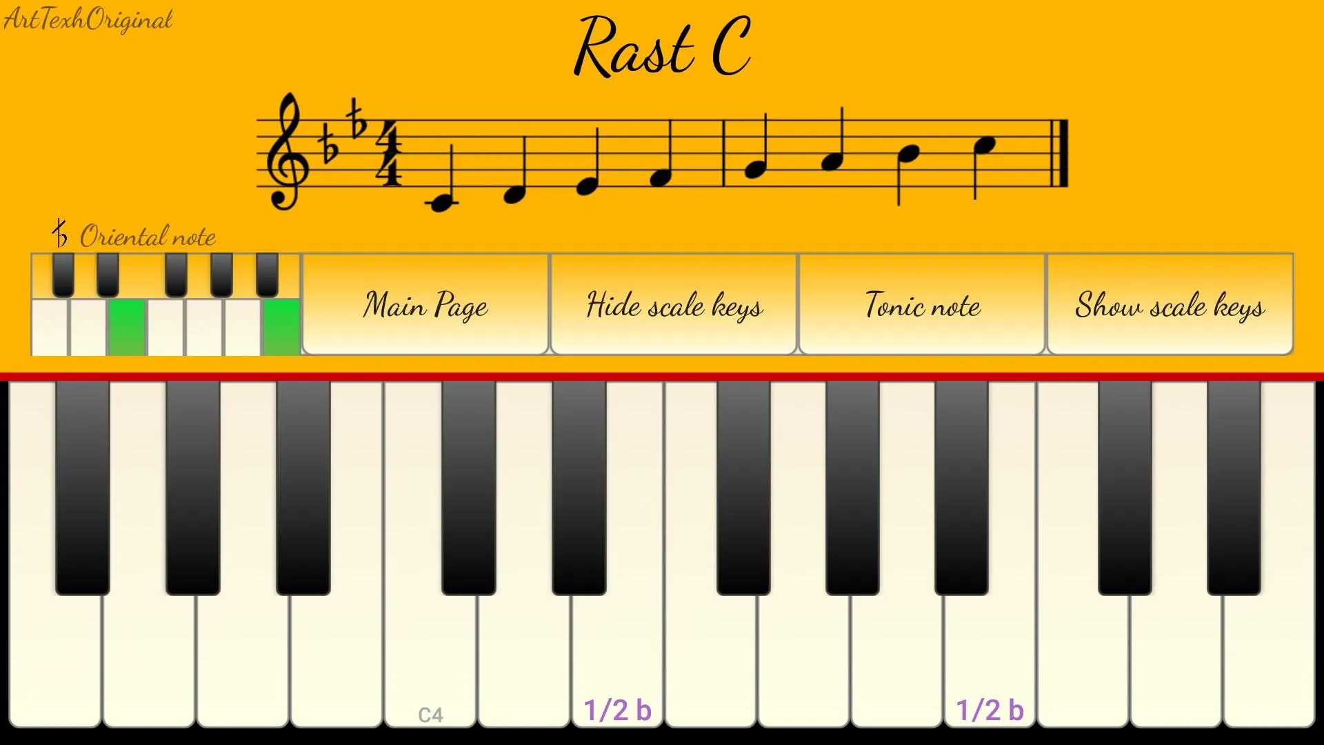 Oriental music scales | Indus Appstore | Screenshot