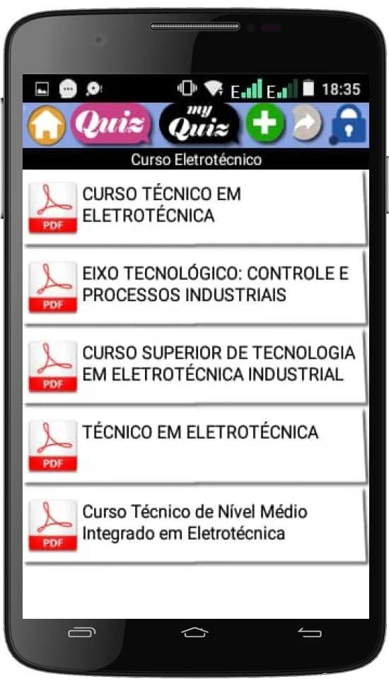 Curso Eletrotécnico (português | Indus Appstore | Screenshot