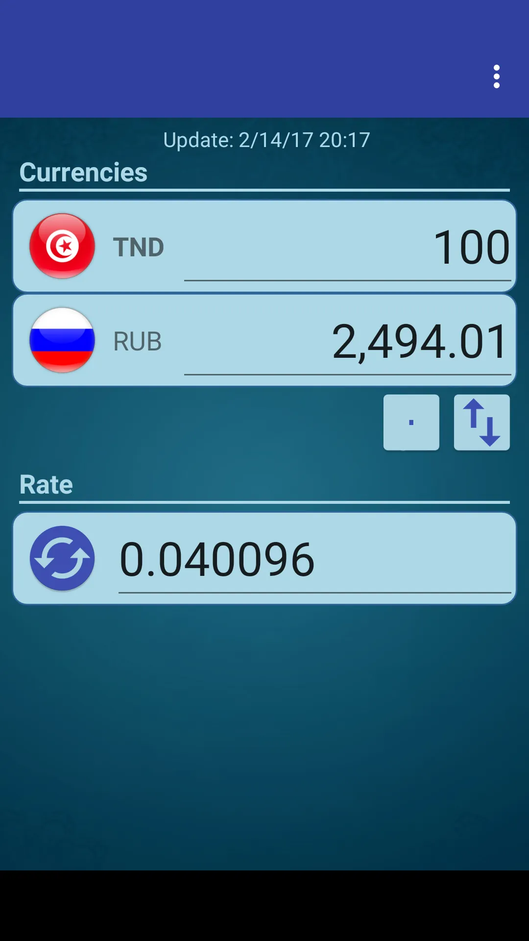 Russian Ruble x Tunisian Dinar | Indus Appstore | Screenshot