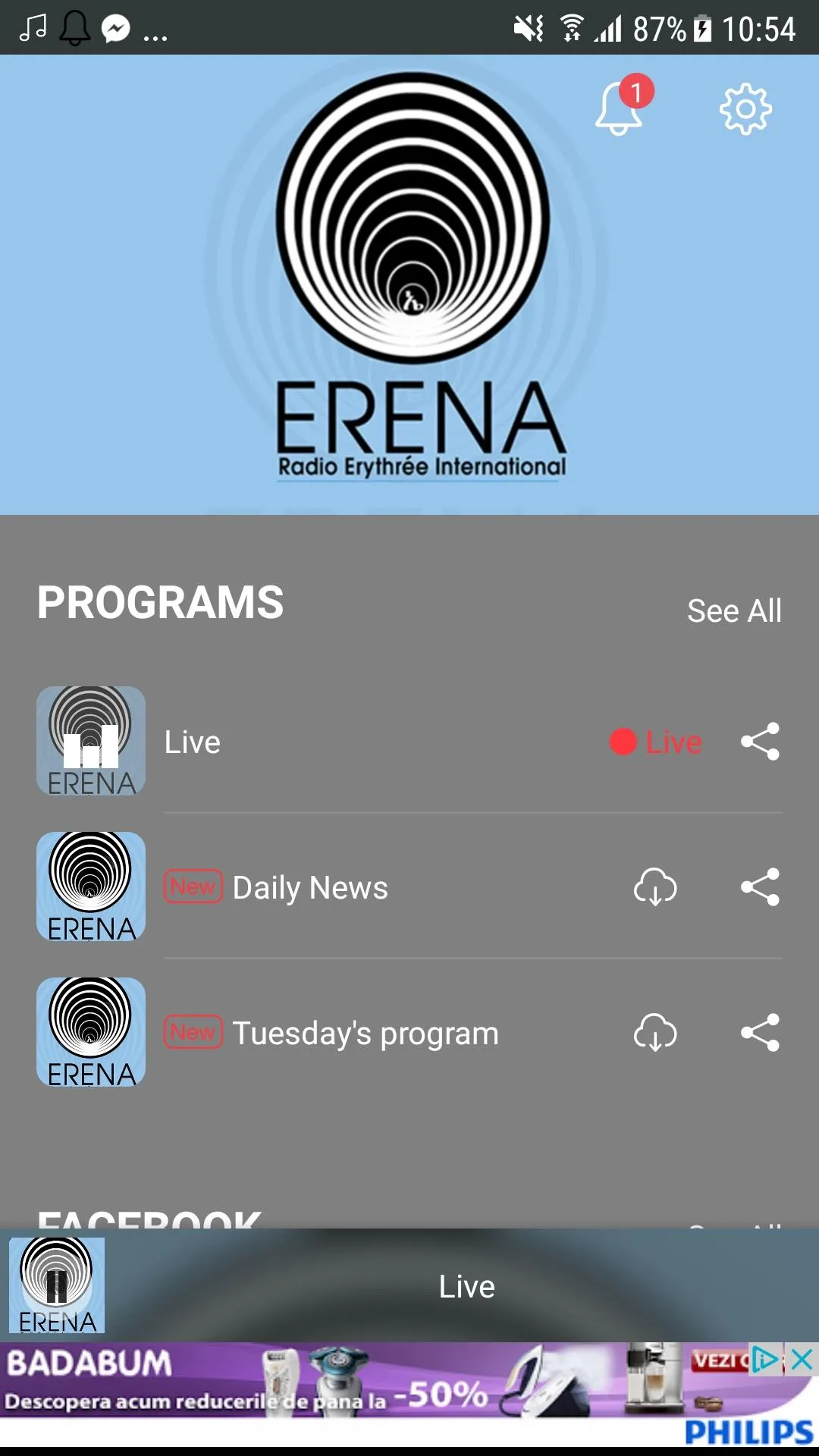 Radio Erythree International | Indus Appstore | Screenshot