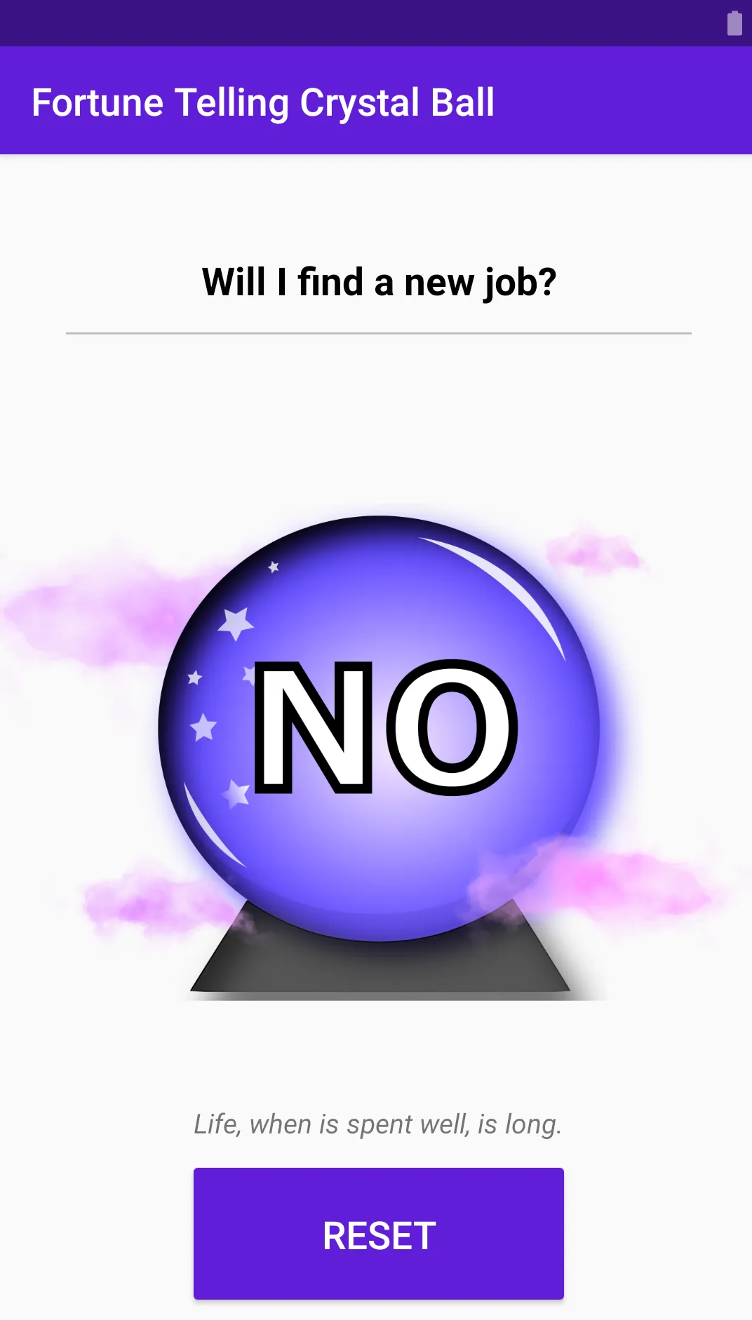 Fortune Telling Crystal Ball | Indus Appstore | Screenshot