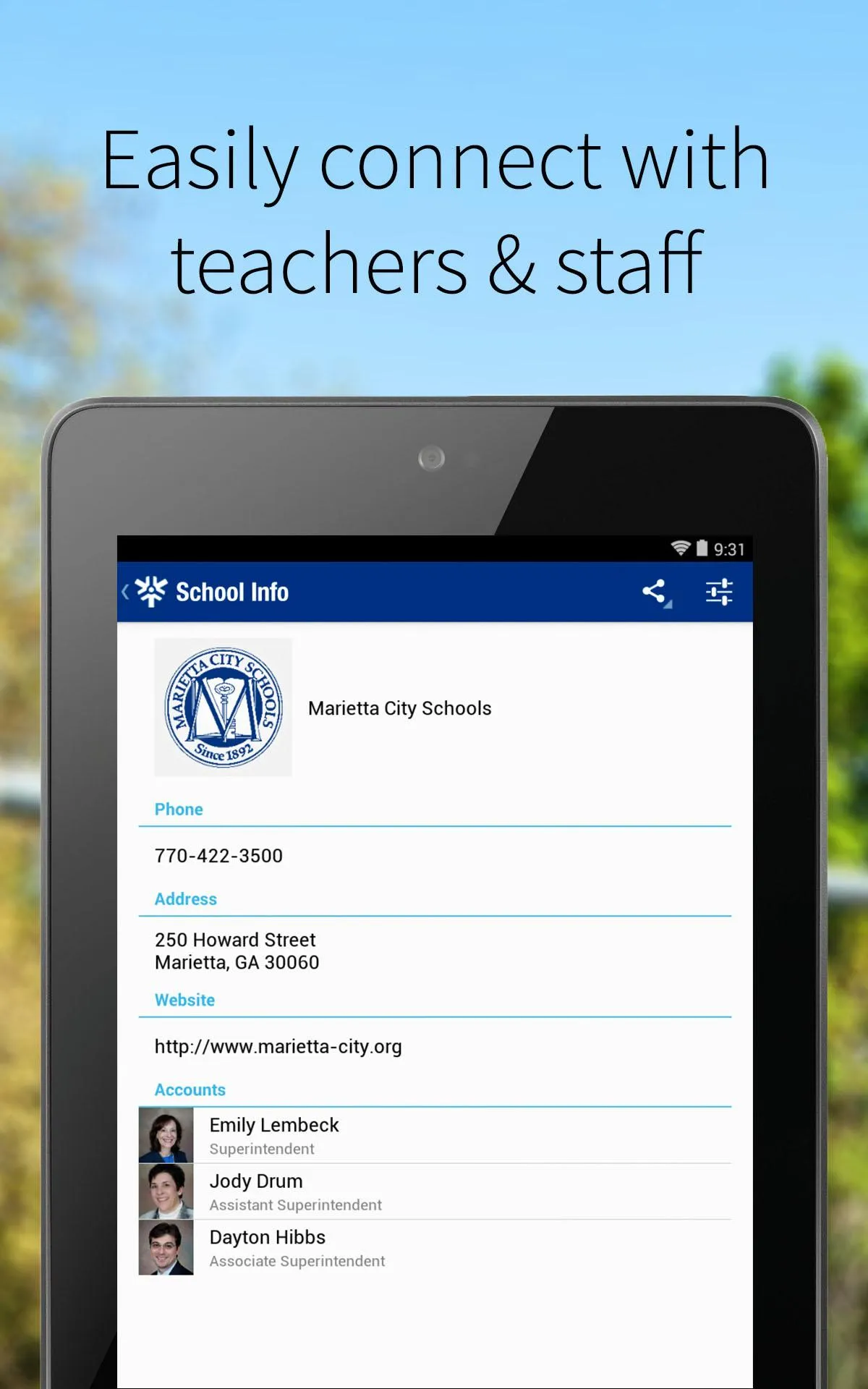 Marietta City Schools | Indus Appstore | Screenshot