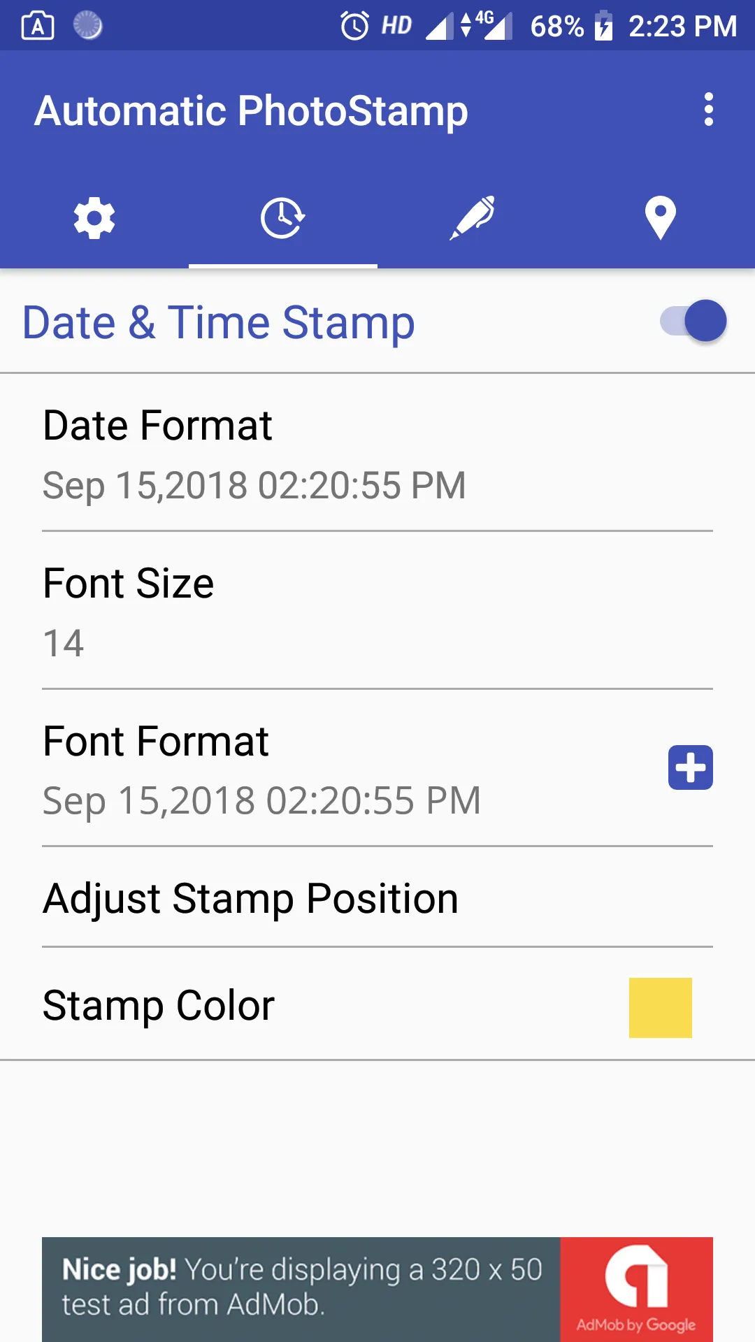 Automatic PhotoStamp | Indus Appstore | Screenshot