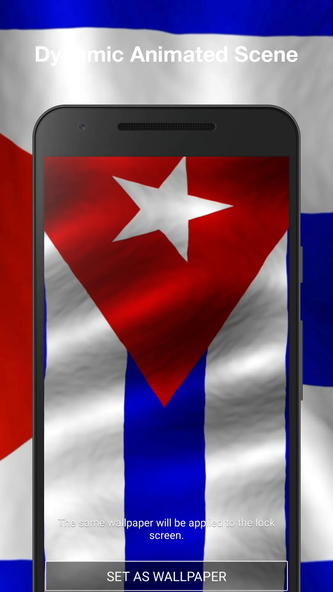 3d Cuba Flag Live Wallpaper | Indus Appstore | Screenshot