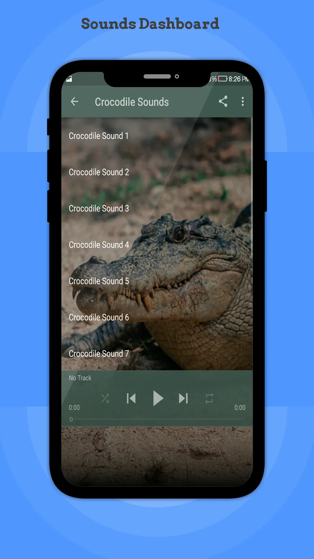 Crocodile Sounds | Indus Appstore | Screenshot