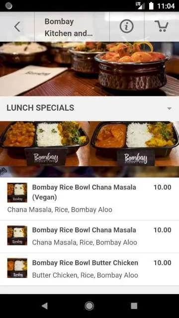 Bombay Kitchen and Bar | Indus Appstore | Screenshot