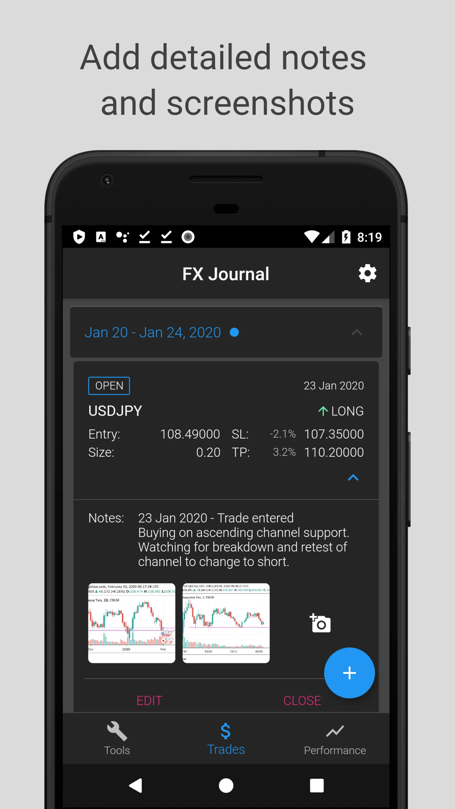 FX Journal | Indus Appstore | Screenshot