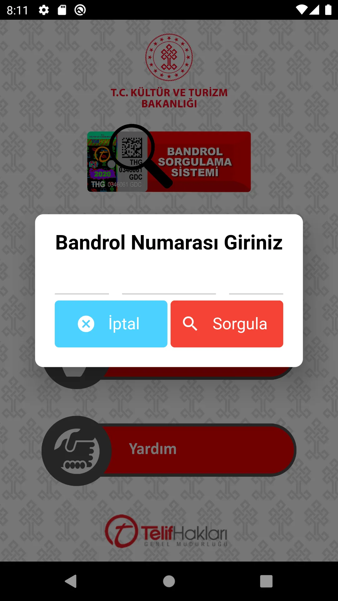 Bandrol Sorgulama | Indus Appstore | Screenshot