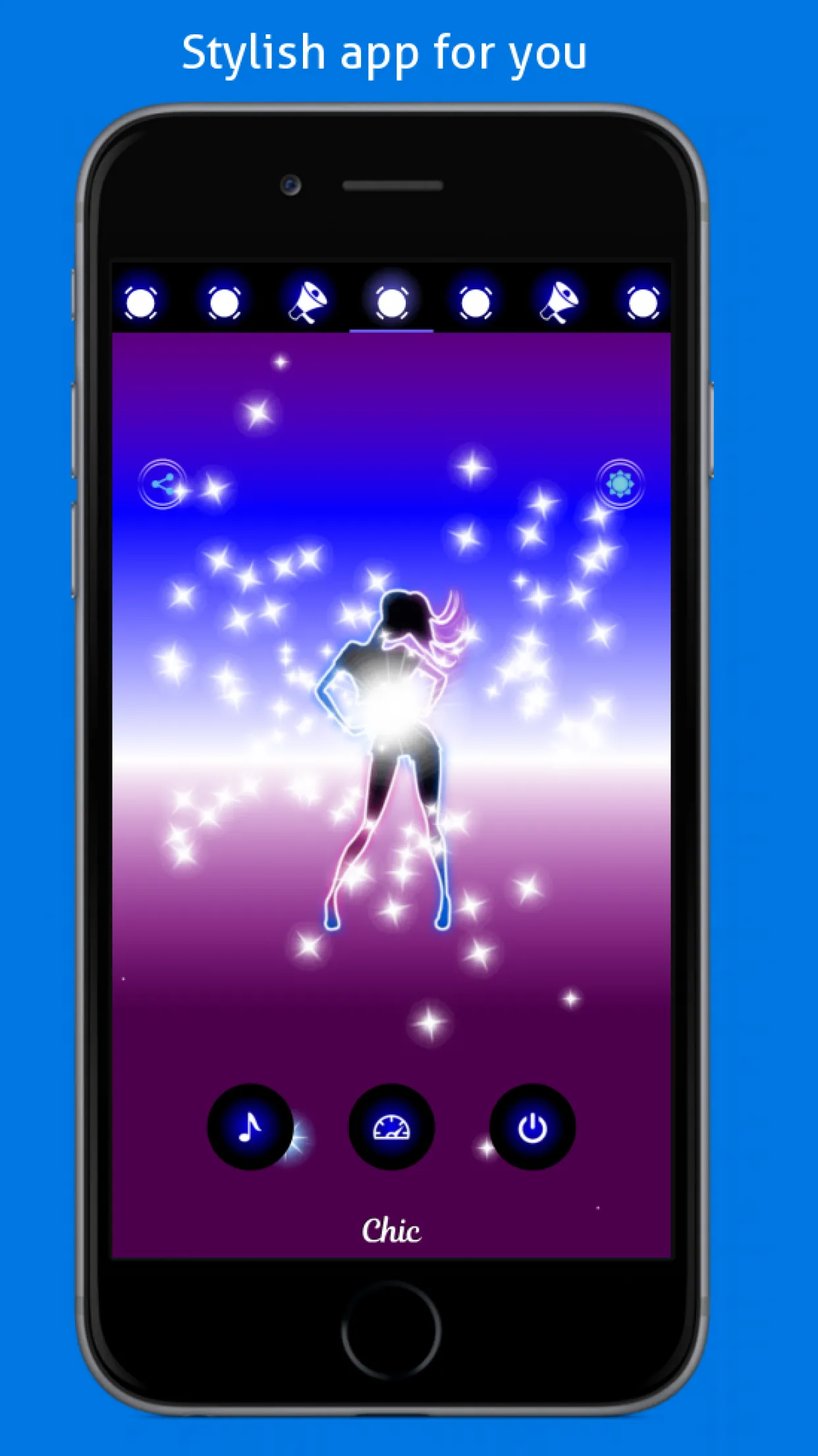 Disco Light: Flashlight with S | Indus Appstore | Screenshot