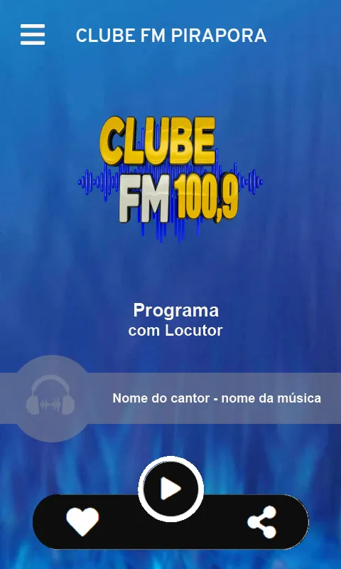 Clube FM Pirapora | Indus Appstore | Screenshot