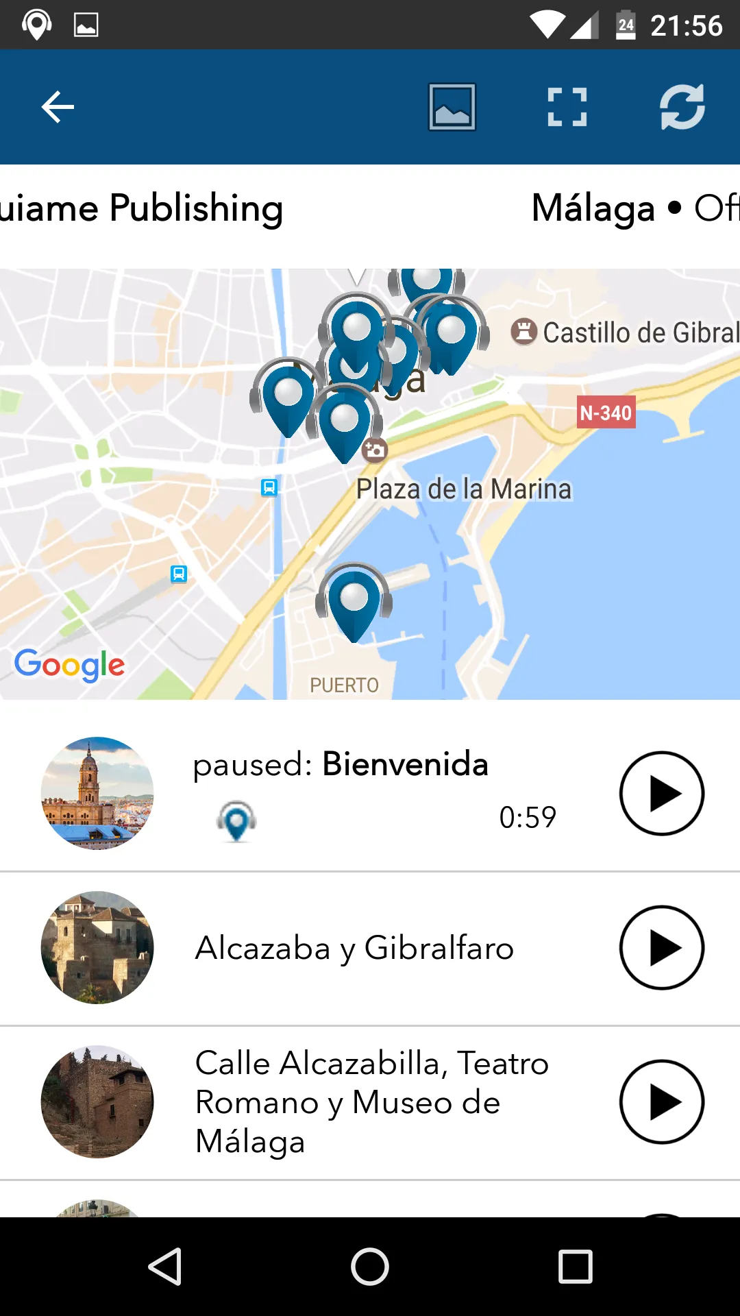 Audioguíame | Indus Appstore | Screenshot