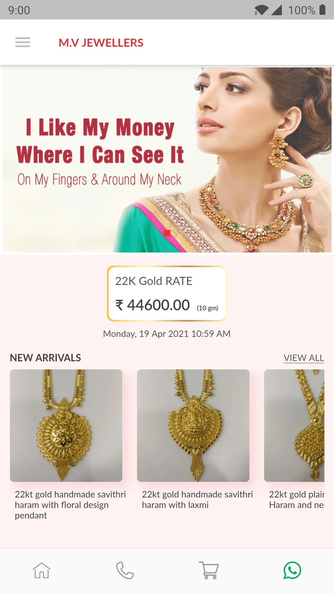 M.V Jewellers - Handmade & Cas | Indus Appstore | Screenshot