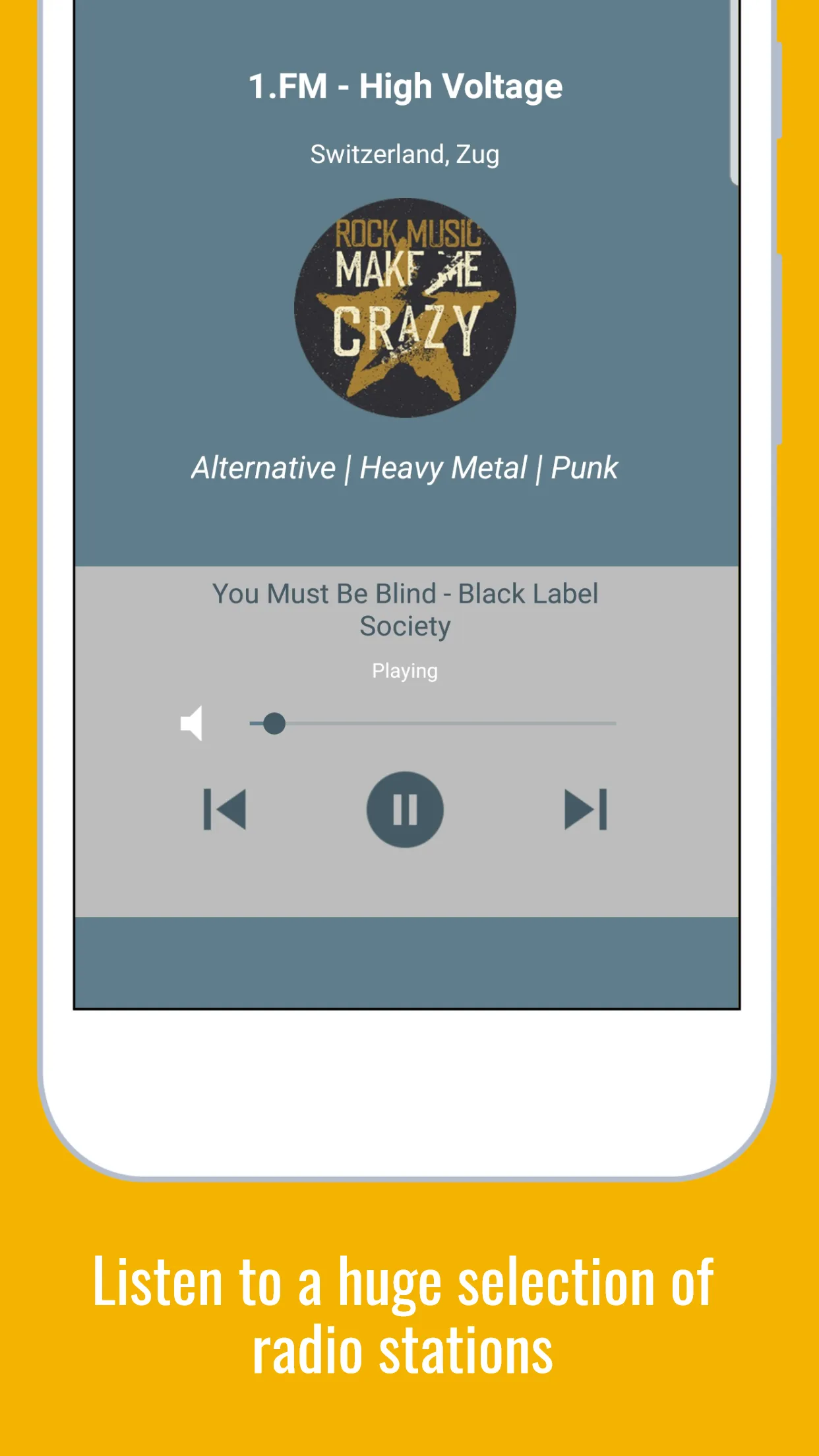 Heavy Metal Radio | Indus Appstore | Screenshot