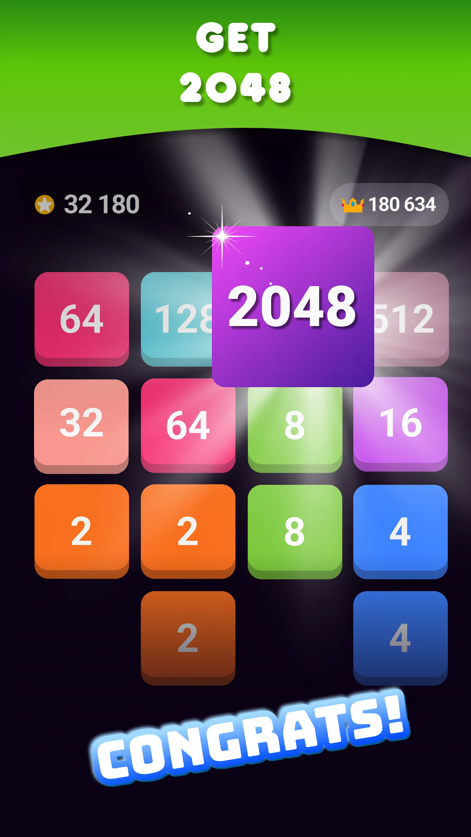 Merge Blocks Number Game 2048 | Indus Appstore | Screenshot