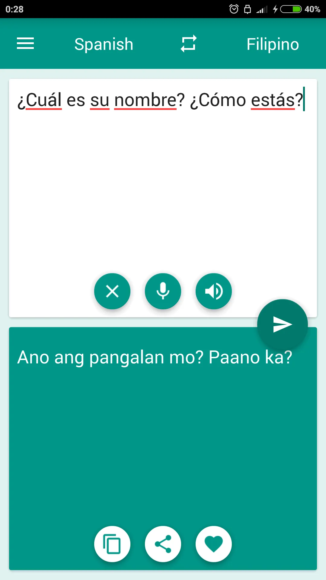 Spanish-Filipino Translator | Indus Appstore | Screenshot