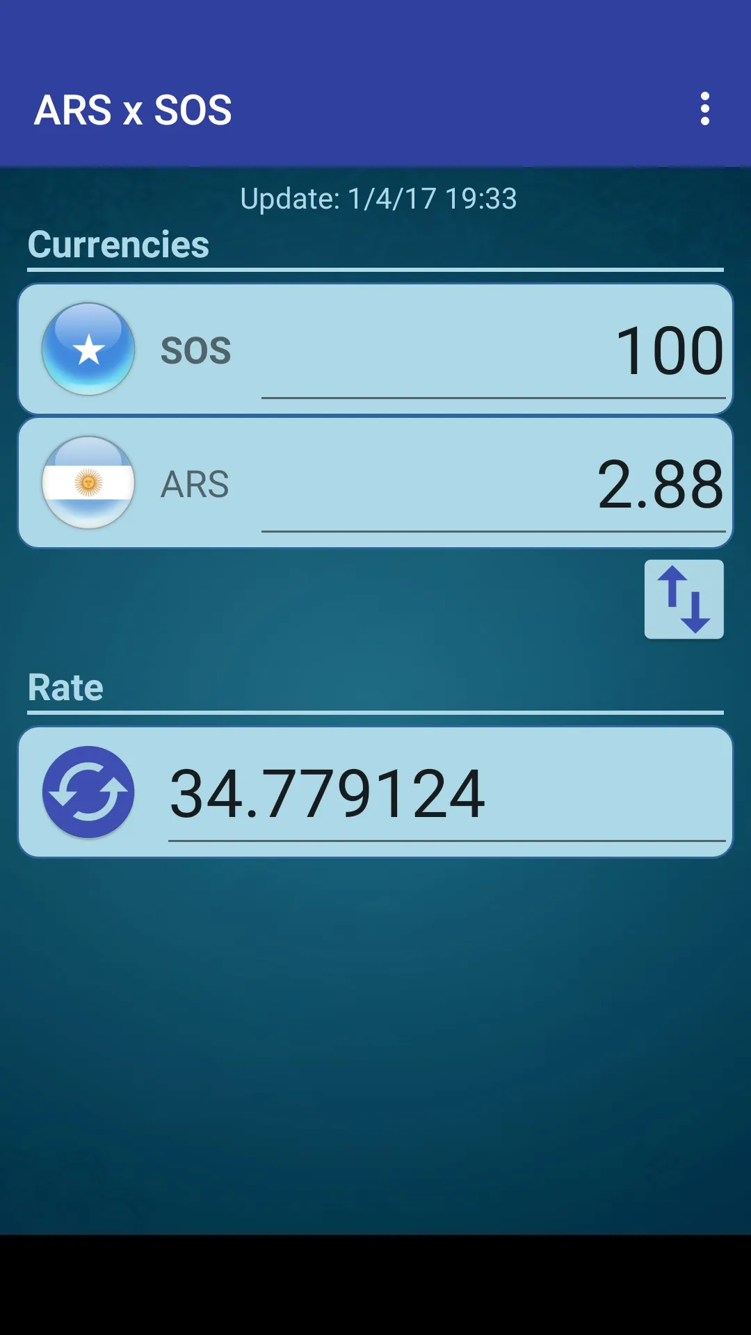 Arg. Peso x Somali Shilling | Indus Appstore | Screenshot