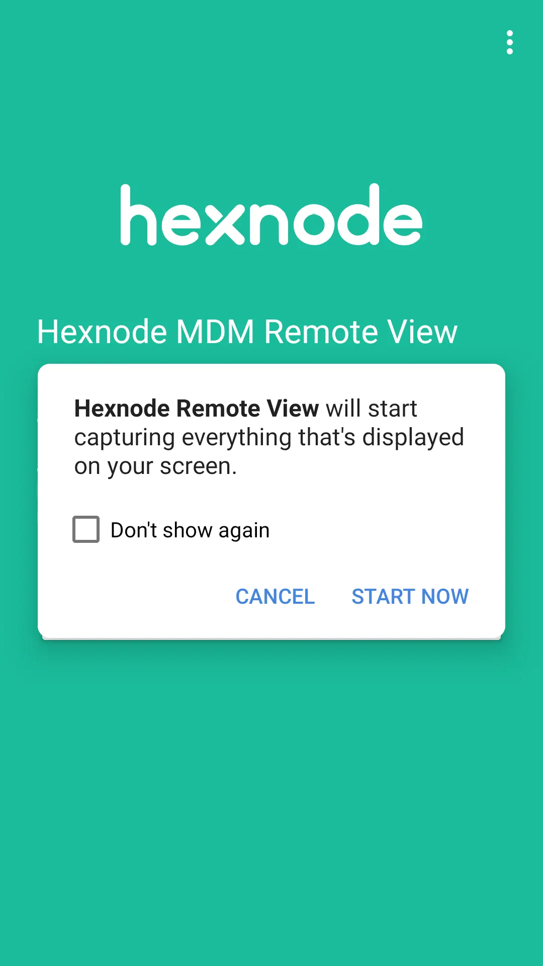 Hexnode MDM Remote View | Indus Appstore | Screenshot