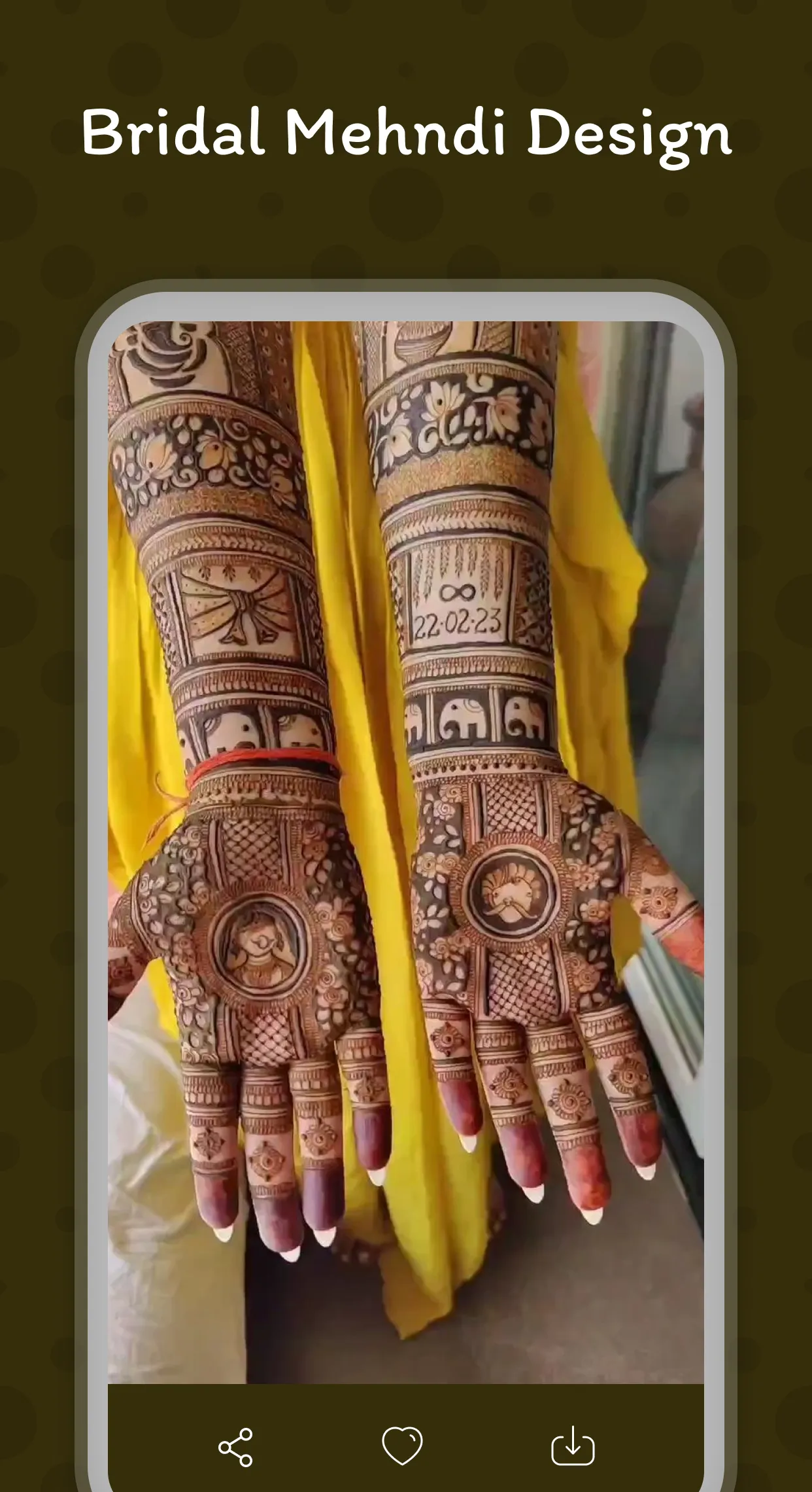 Bridal Mehndi Design App - HD | Indus Appstore | Screenshot